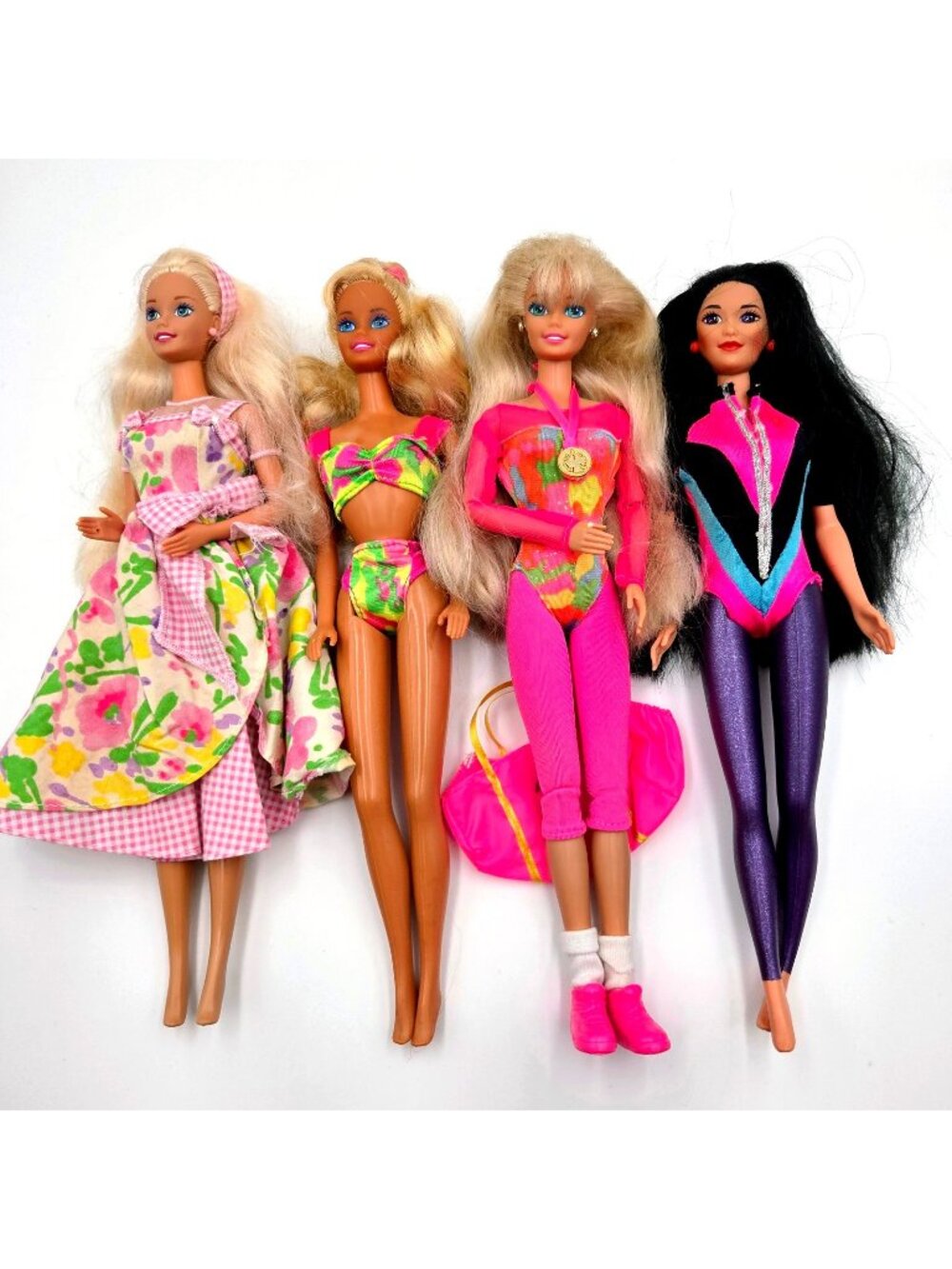 Barbie Doll Lot Spring Petals Avon Hawaiian Fun Gymnast Ocean Friends Marina